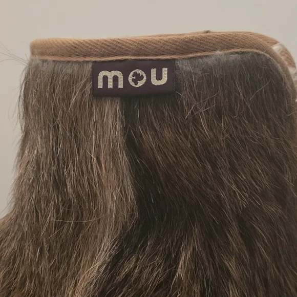 Mou Brown and Tan Fur Boots - Picture 5 of 8